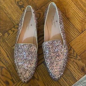 Kate Spade sparkle loafer